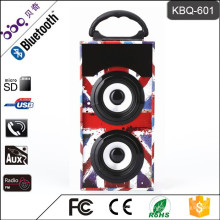 BBQ KBQ-601 10W 600mAh preço barato promocional sem fio de madeira Bluetooth Speaker Wireless